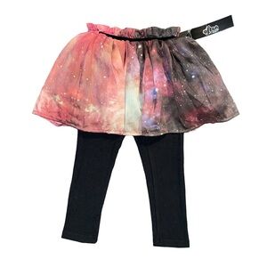 AFTON STREET LEGGINGS W/ ATTACHED TUTU - BLACK 18 MONTHS (NEW WITH TAGS) A12